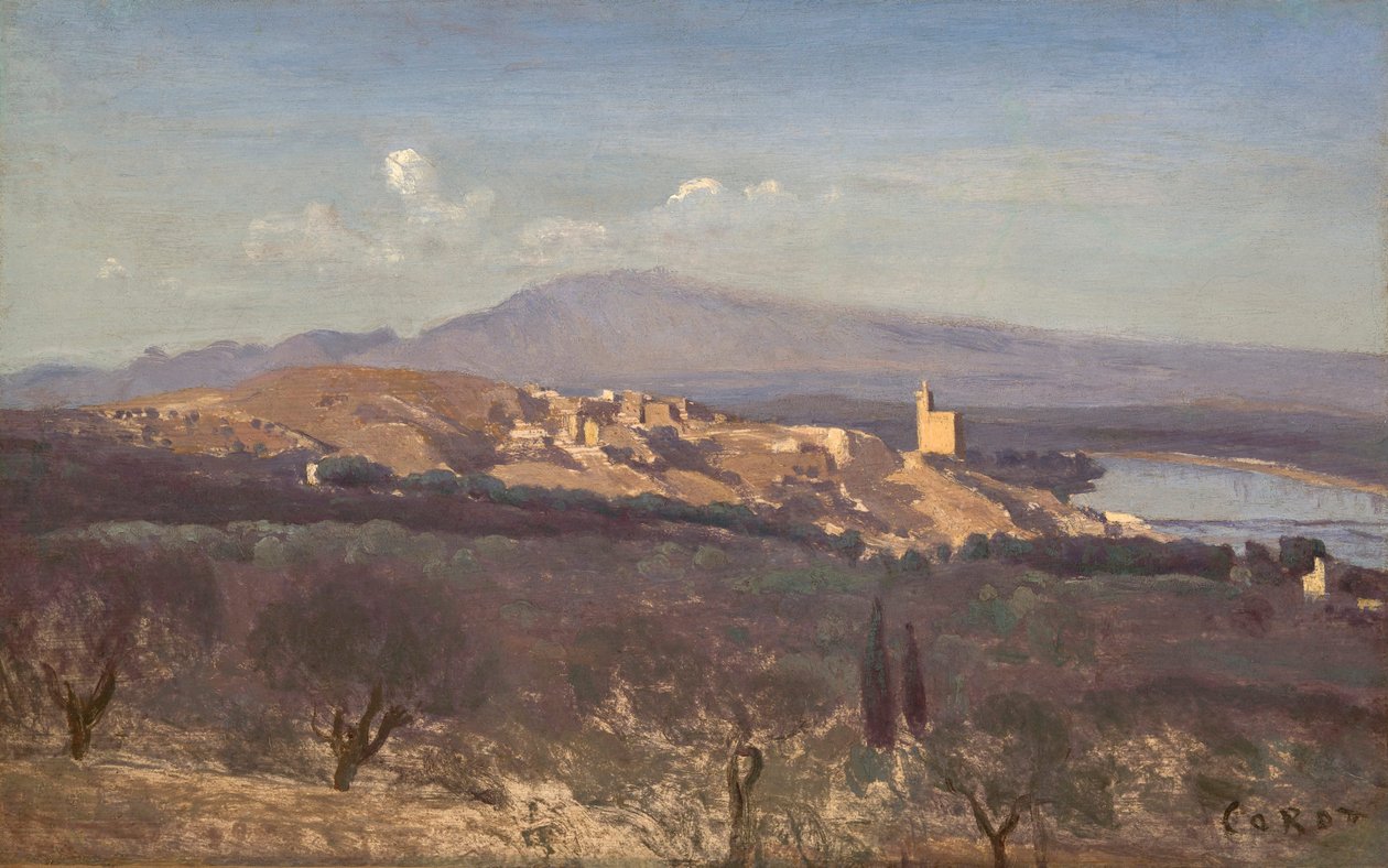 Villeneuve-les-Avignon da Jean-Baptiste-Camille Corot