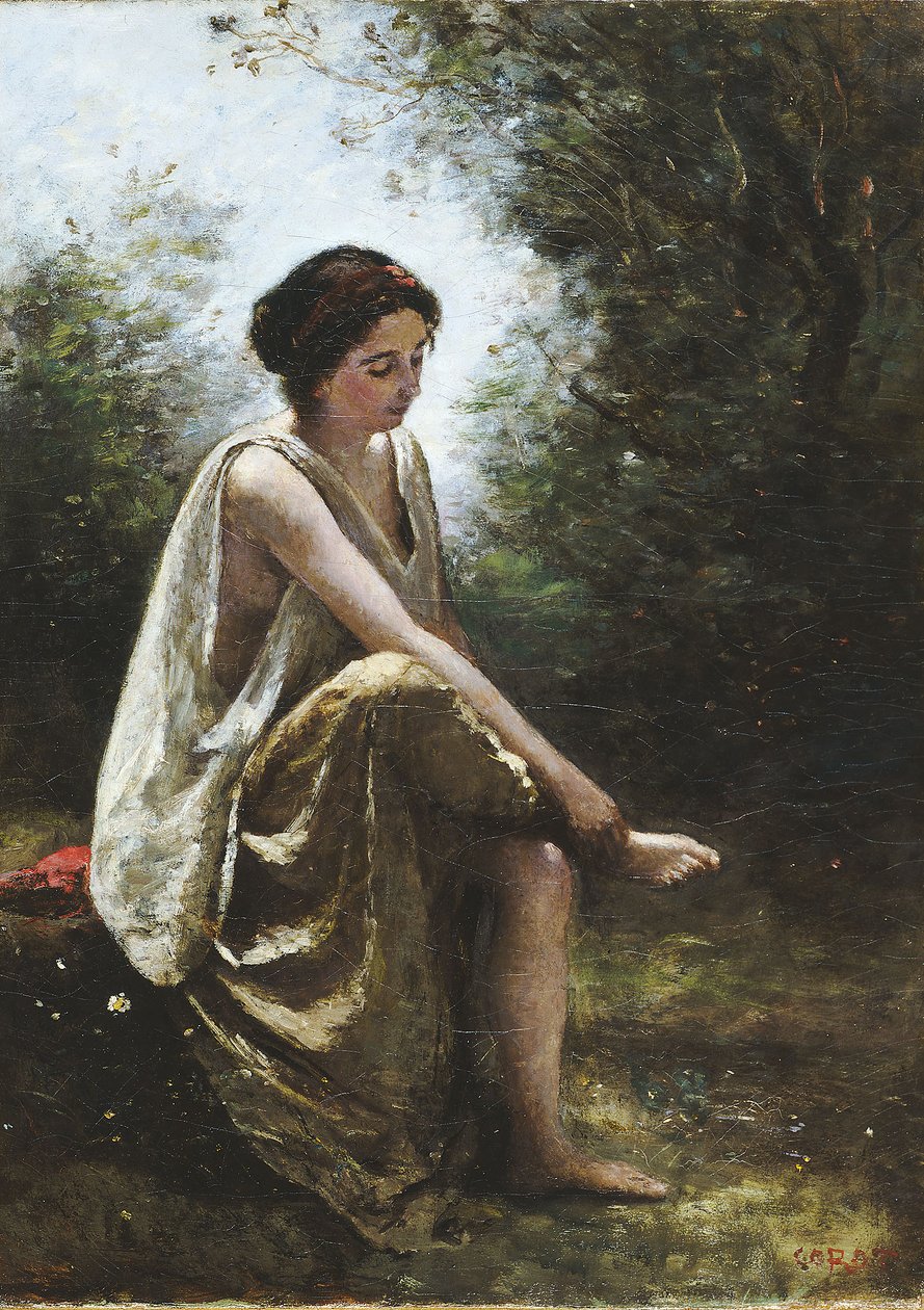 Euridice ferita da Jean-Baptiste-Camille Corot