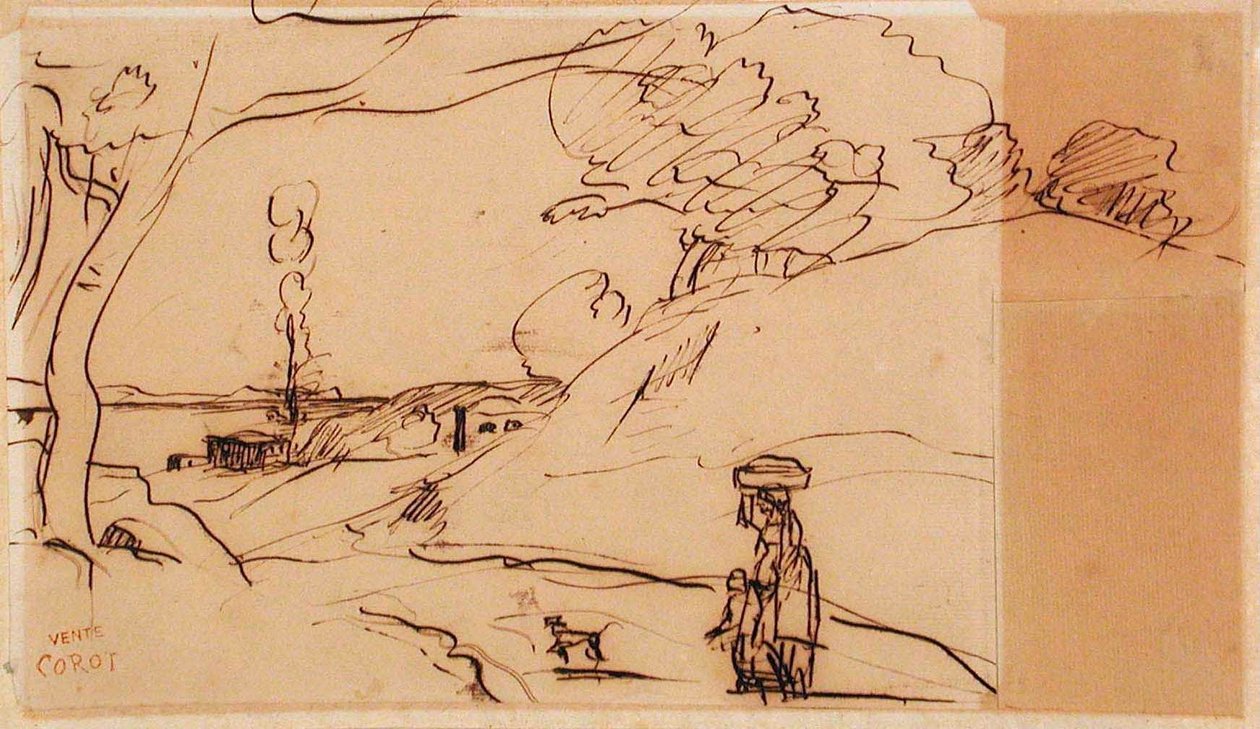 Paesaggio senza titolo da Jean-Baptiste-Camille Corot