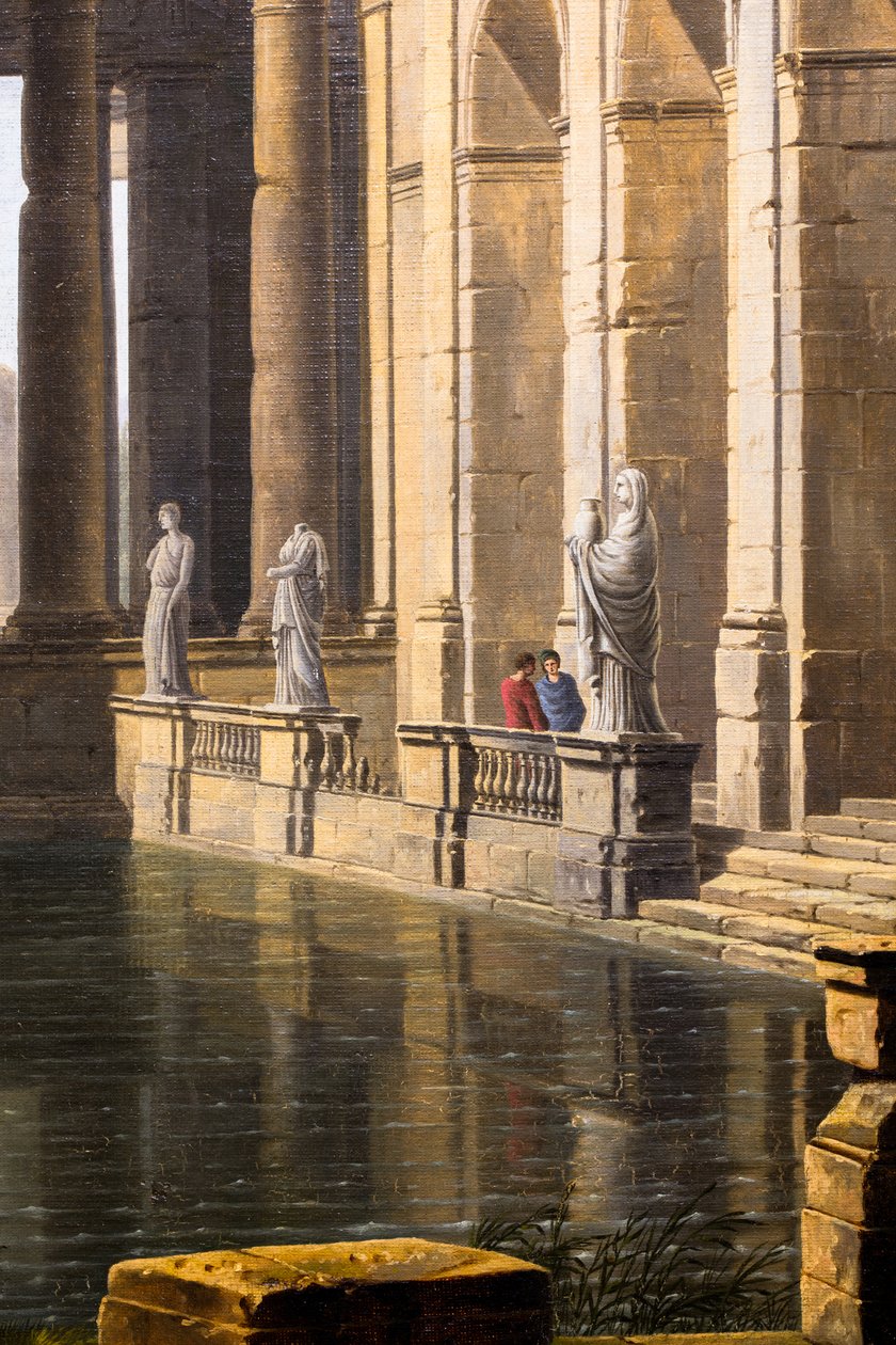 Rovine di un antico bagno da Jean Baptiste Berlot