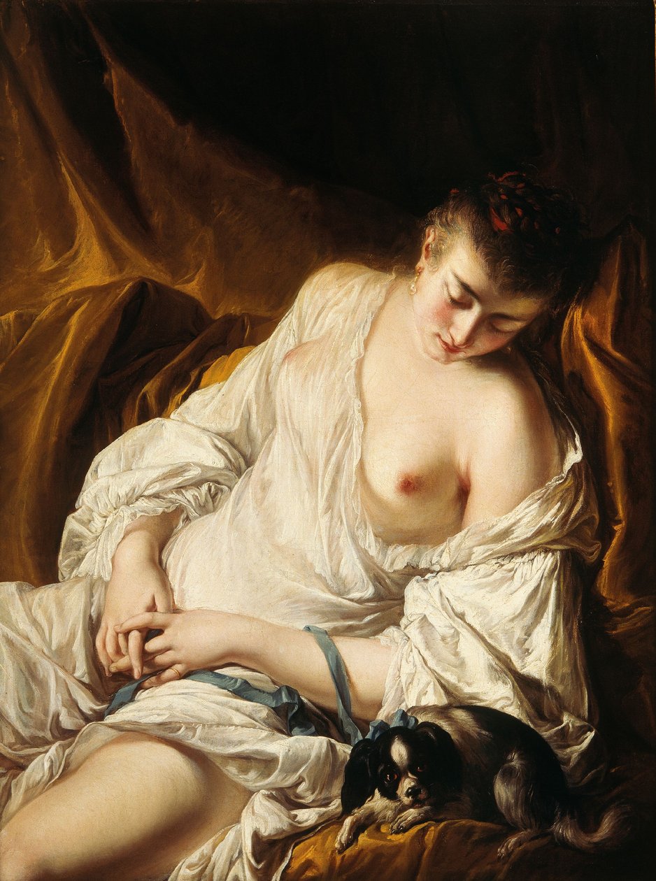 Donna addormentata (La fedeltà vigile) da Jean-Baptiste Deshays