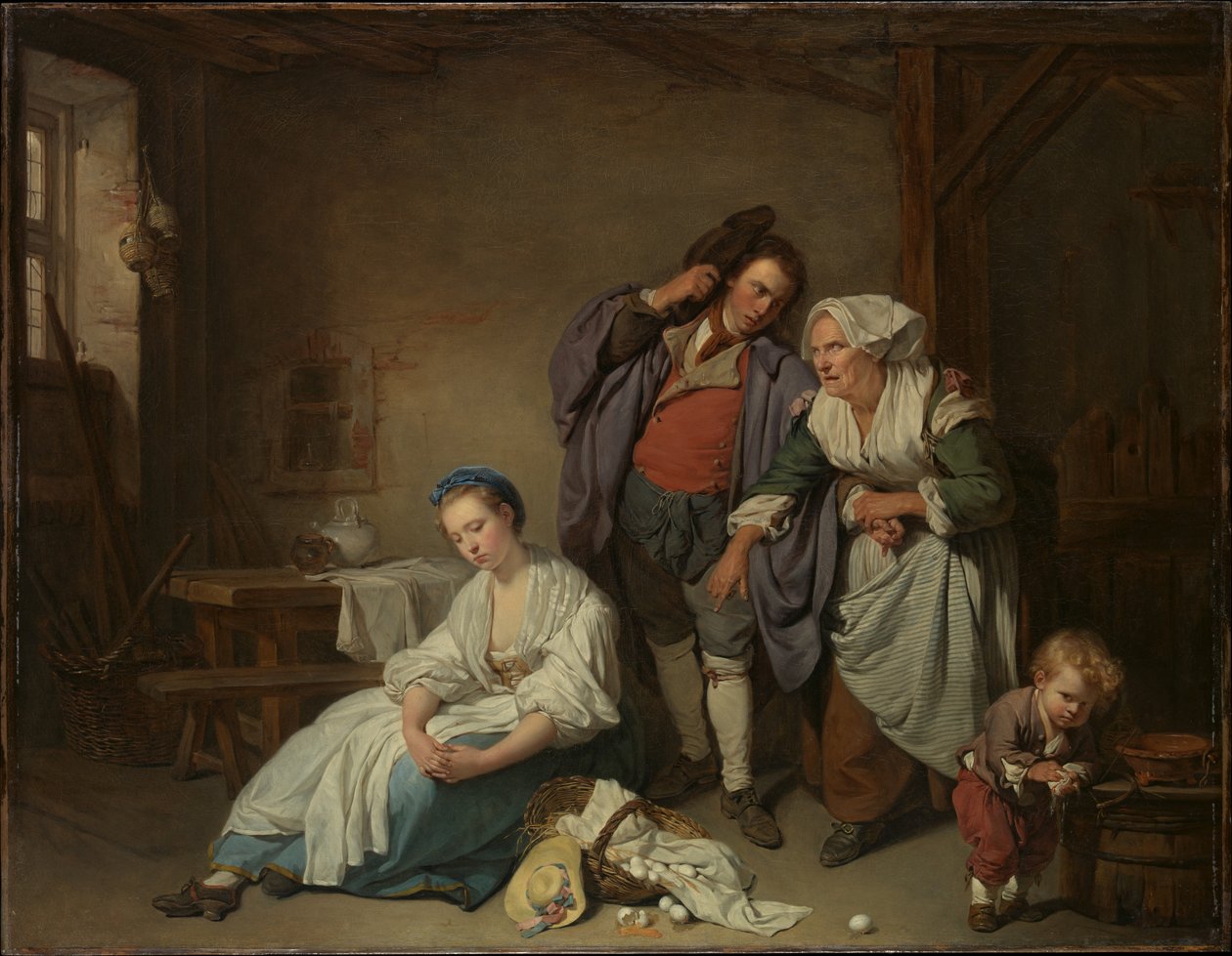 Uova rotte da Jean-Baptiste Greuze