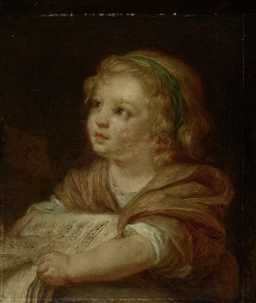 Ragazza con libro di musica da Jean-Baptiste Greuze