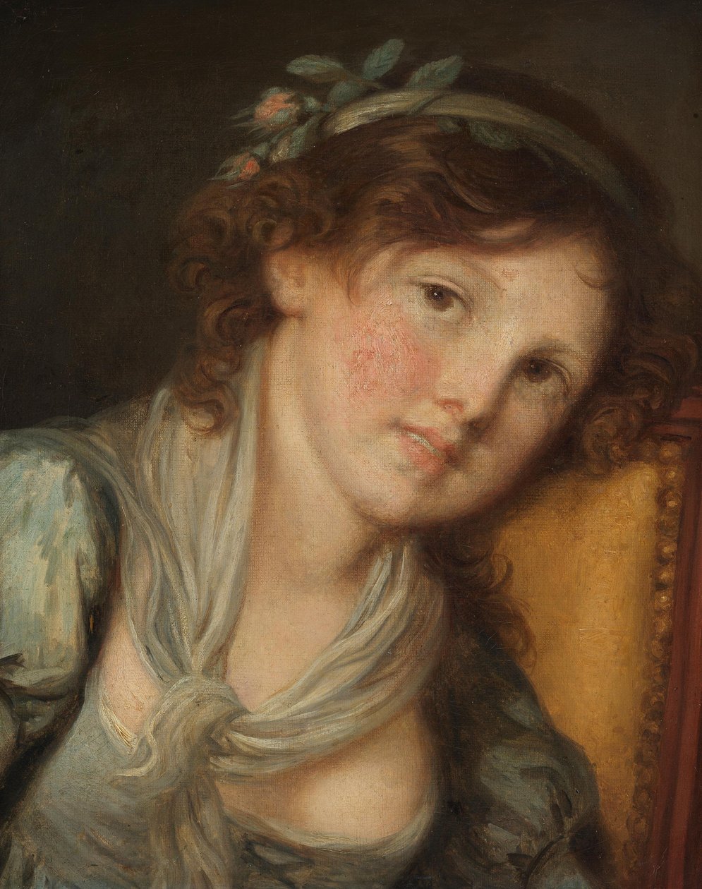 Giovane ragazza da Jean-Baptiste Greuze
