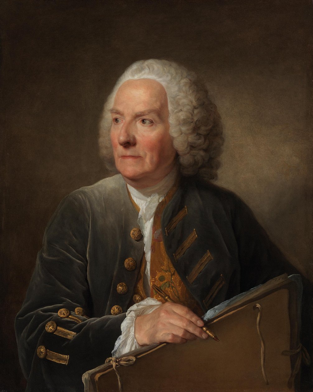 Louis de Silvestre il Giovane da Jean-Baptiste Greuze