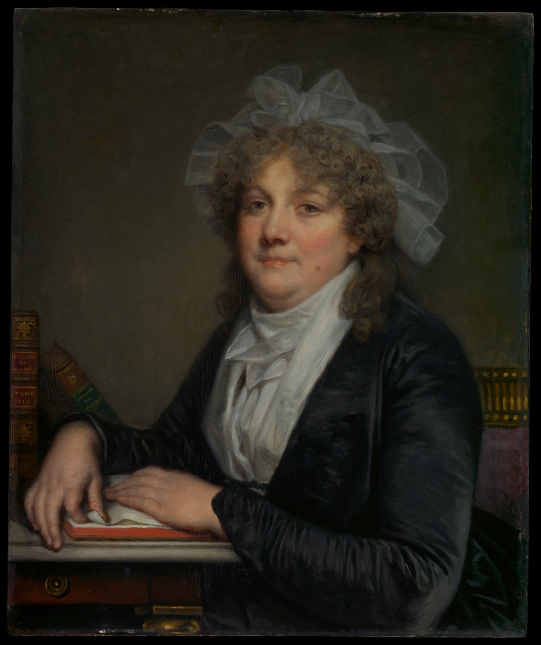 Madame Jean-Baptiste Nicolet (Anne Antoinette Desmoulins, 1743-1817) da Jean-Baptiste Greuze