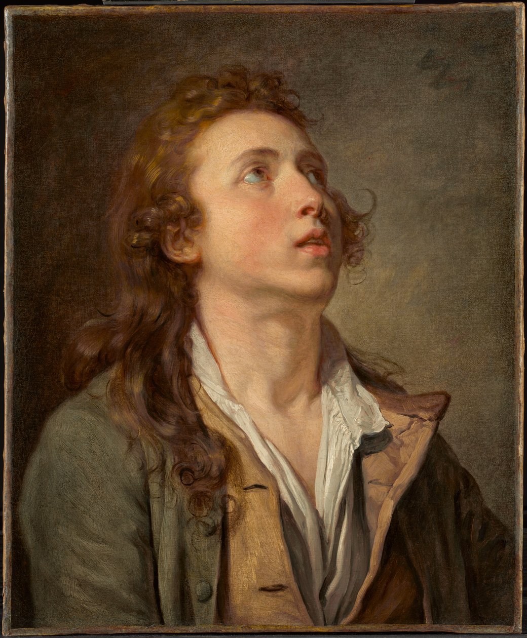 Studio di un giovane uomo da Jean-Baptiste Greuze