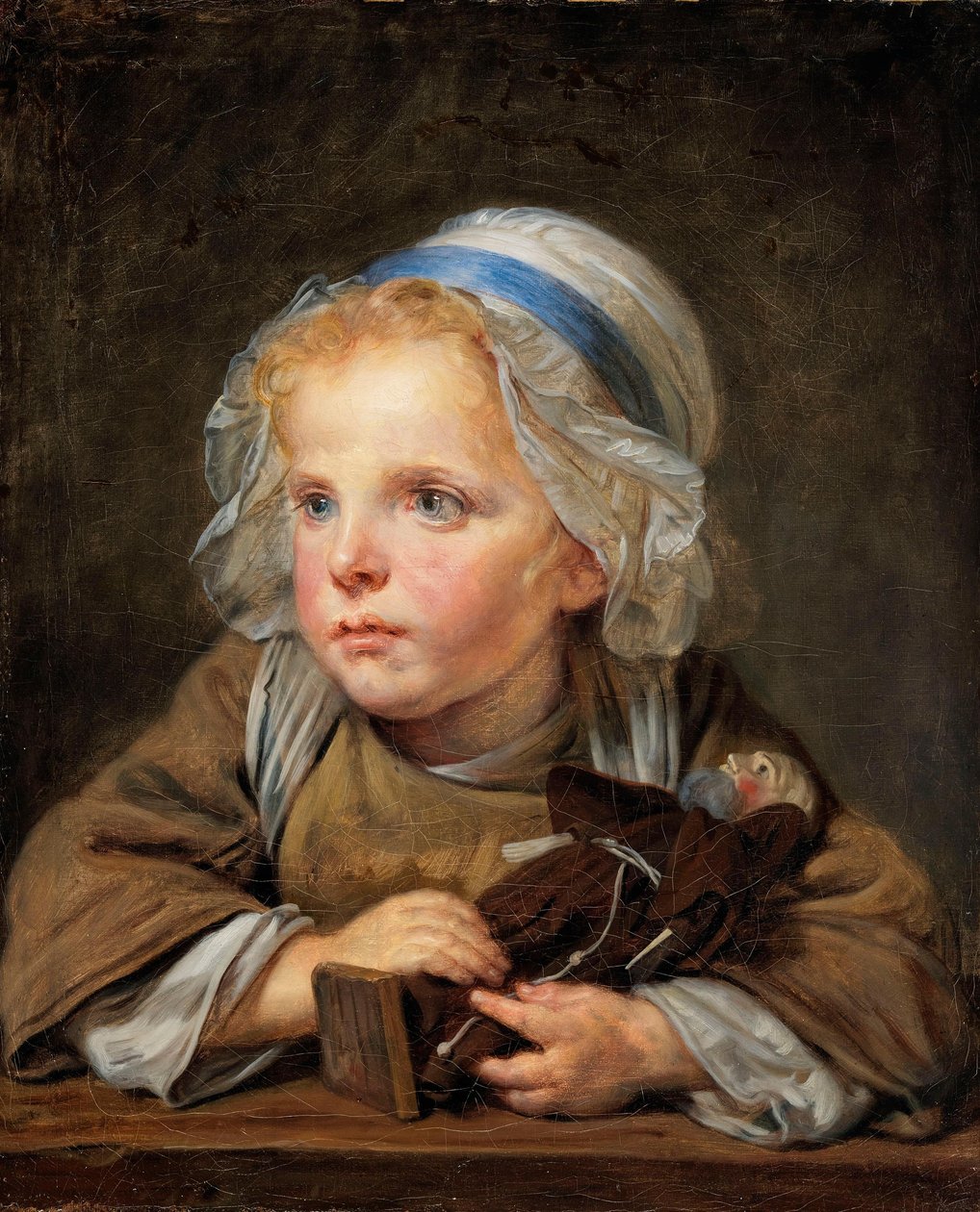 La bambola cappuccina da Jean-Baptiste Greuze