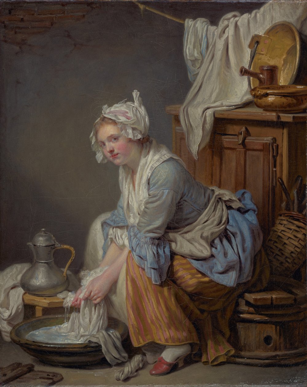La lavandaia da Jean-Baptiste Greuze