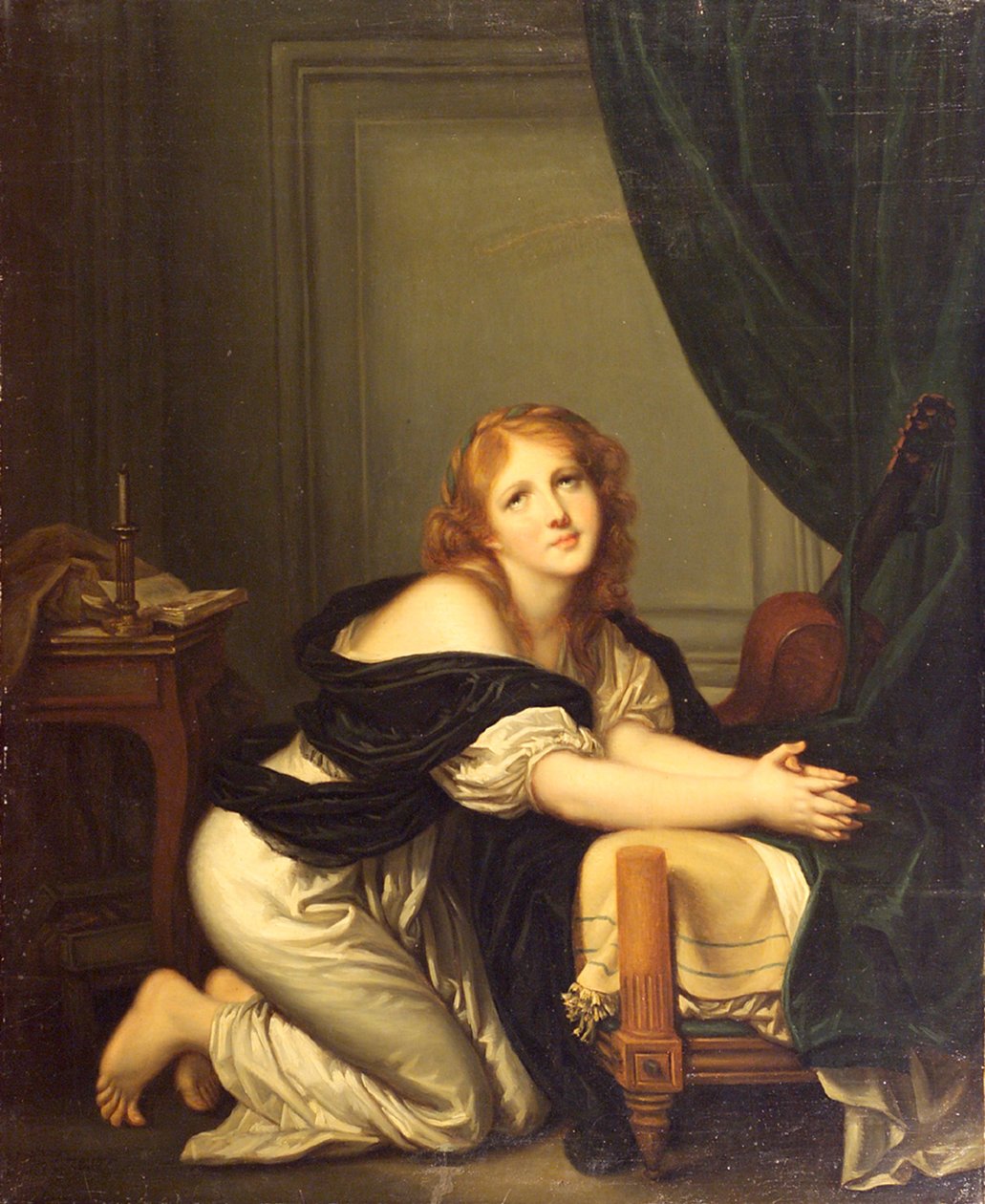 La preghiera del mattino da Jean-Baptiste Greuze
