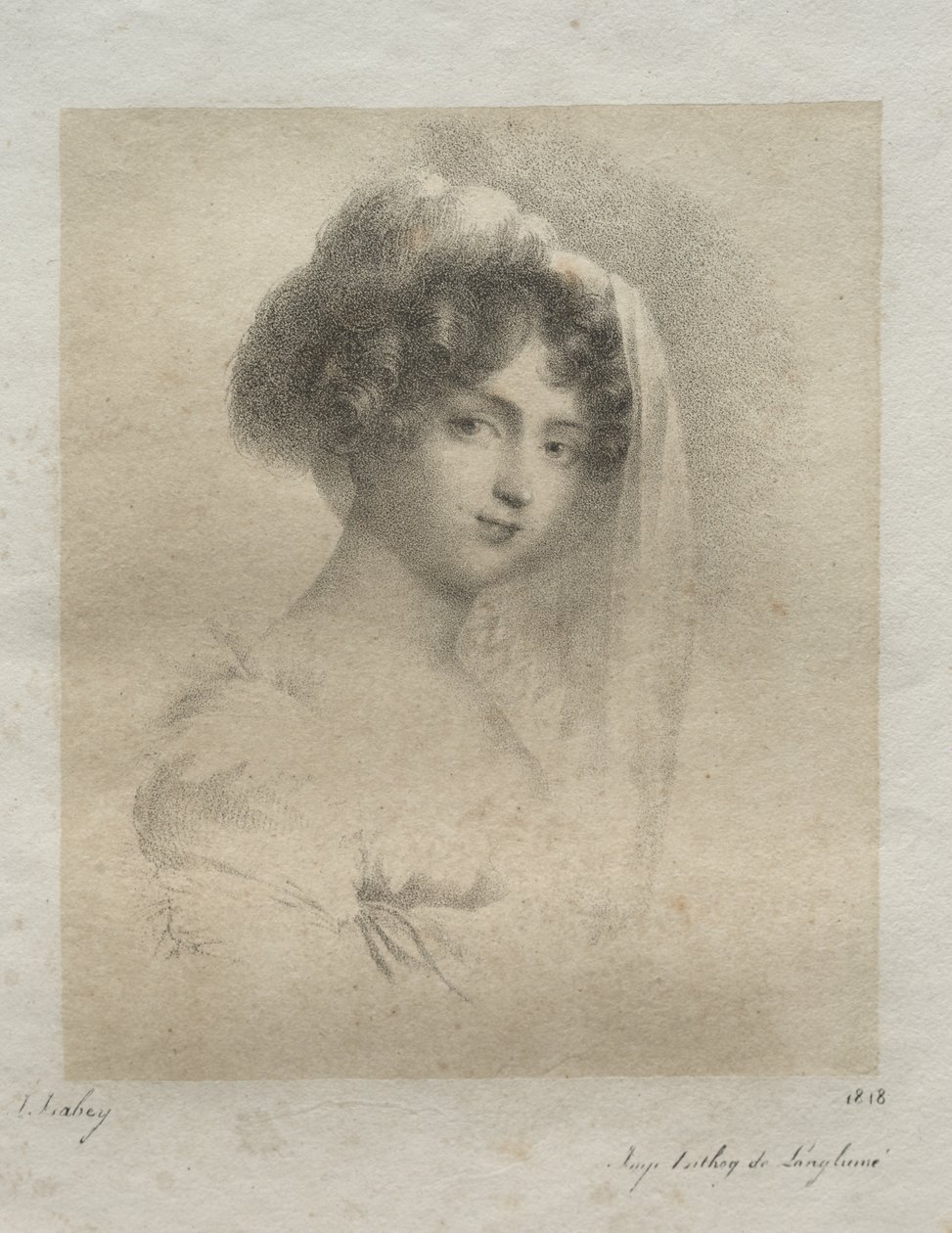 Mme. Horace Vernet da Jean-Baptiste Isabey