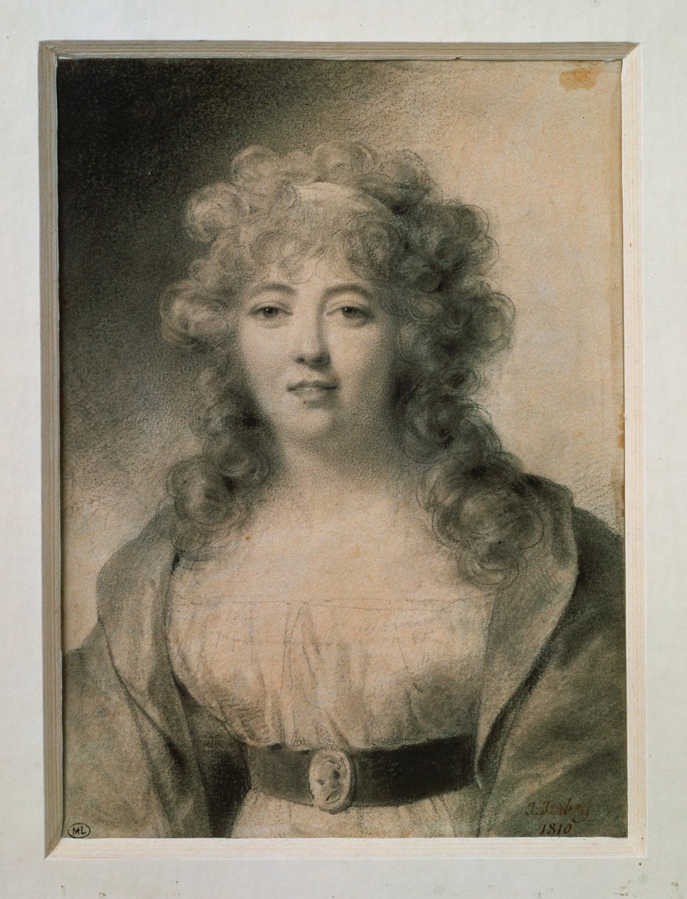 Mme de Stael, nata Germaine Necker ... da Jean Baptiste Isabey