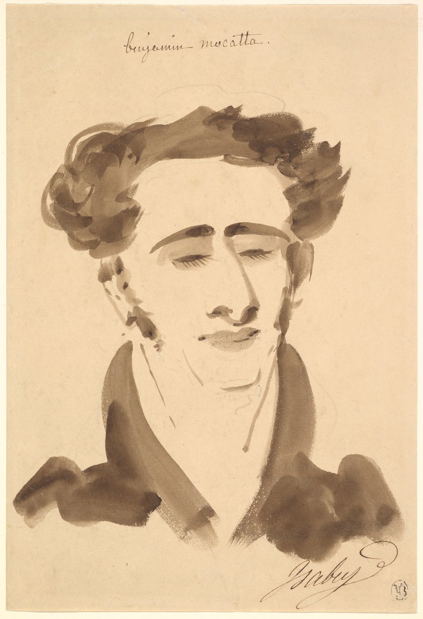 Ritratto di Benjamin Mocatta (1802–1865) da Jean-Baptiste Isabey