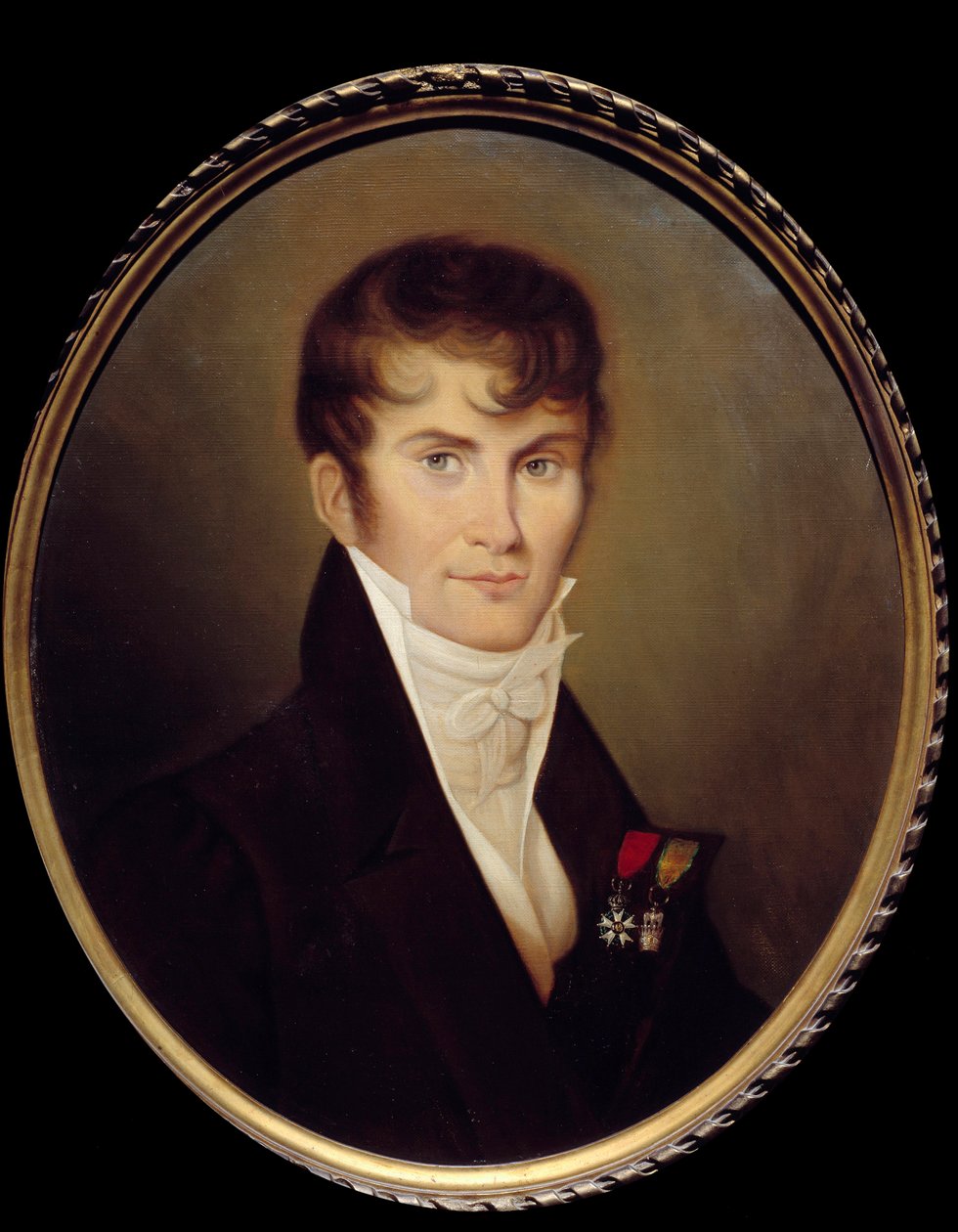 Ritratto di Claude Francis, Barone de Meneval (1778-1850) segretario di Napoleone Bonaparte. Dipinto di Jean Baptiste Isabey (1767-1855) da Jean Baptiste Isabey