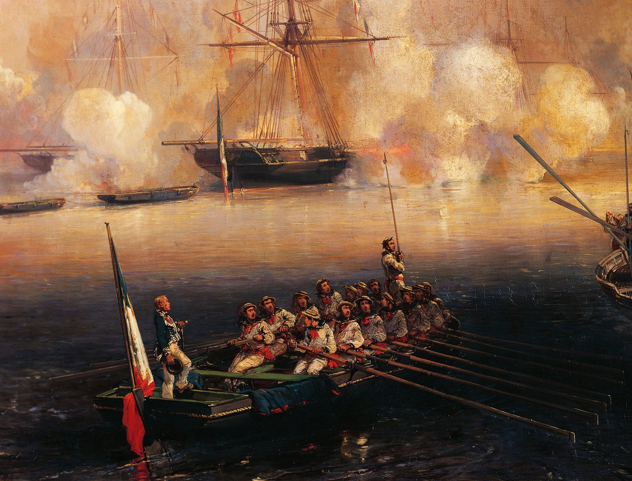 La regina Vittoria del Regno Unito in visita a Treport, 3 settembre da Jean Baptiste Isabey