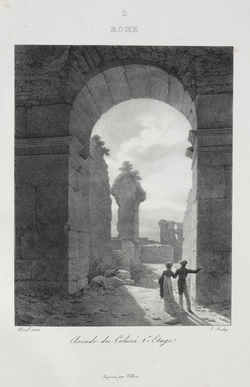 Viaggio in Italia nel 1822 da Jean-Baptiste Isabey