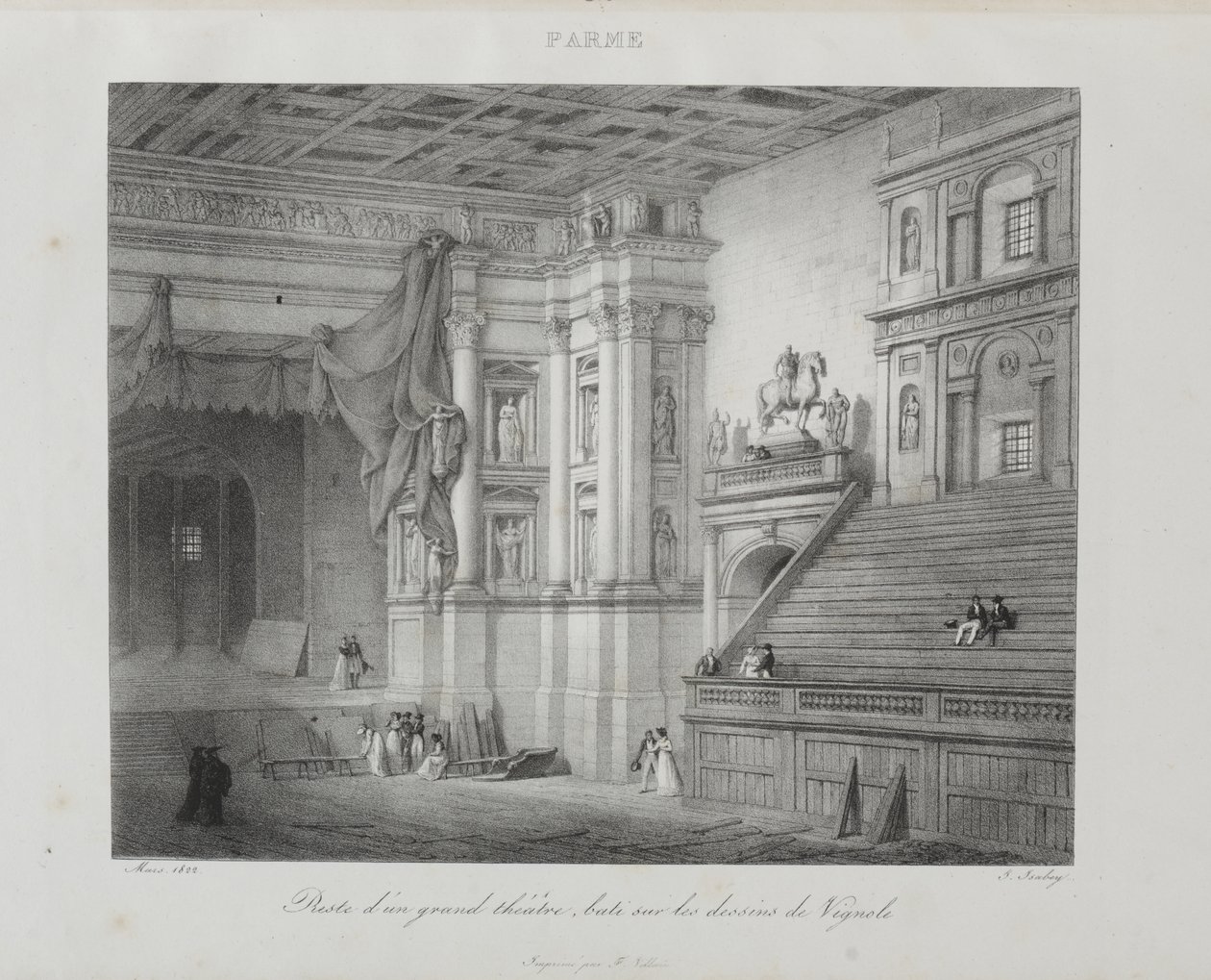Viaggio in Italia nel 1822 da Jean-Baptiste Isabey