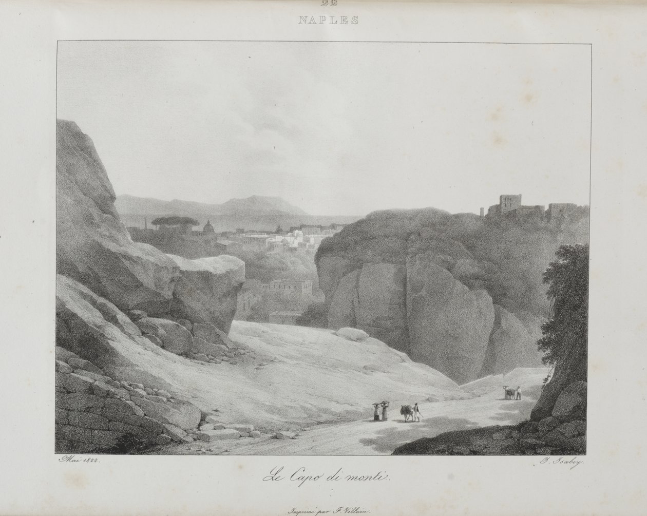 Viaggio in Italia nel 1822 da Jean-Baptiste Isabey