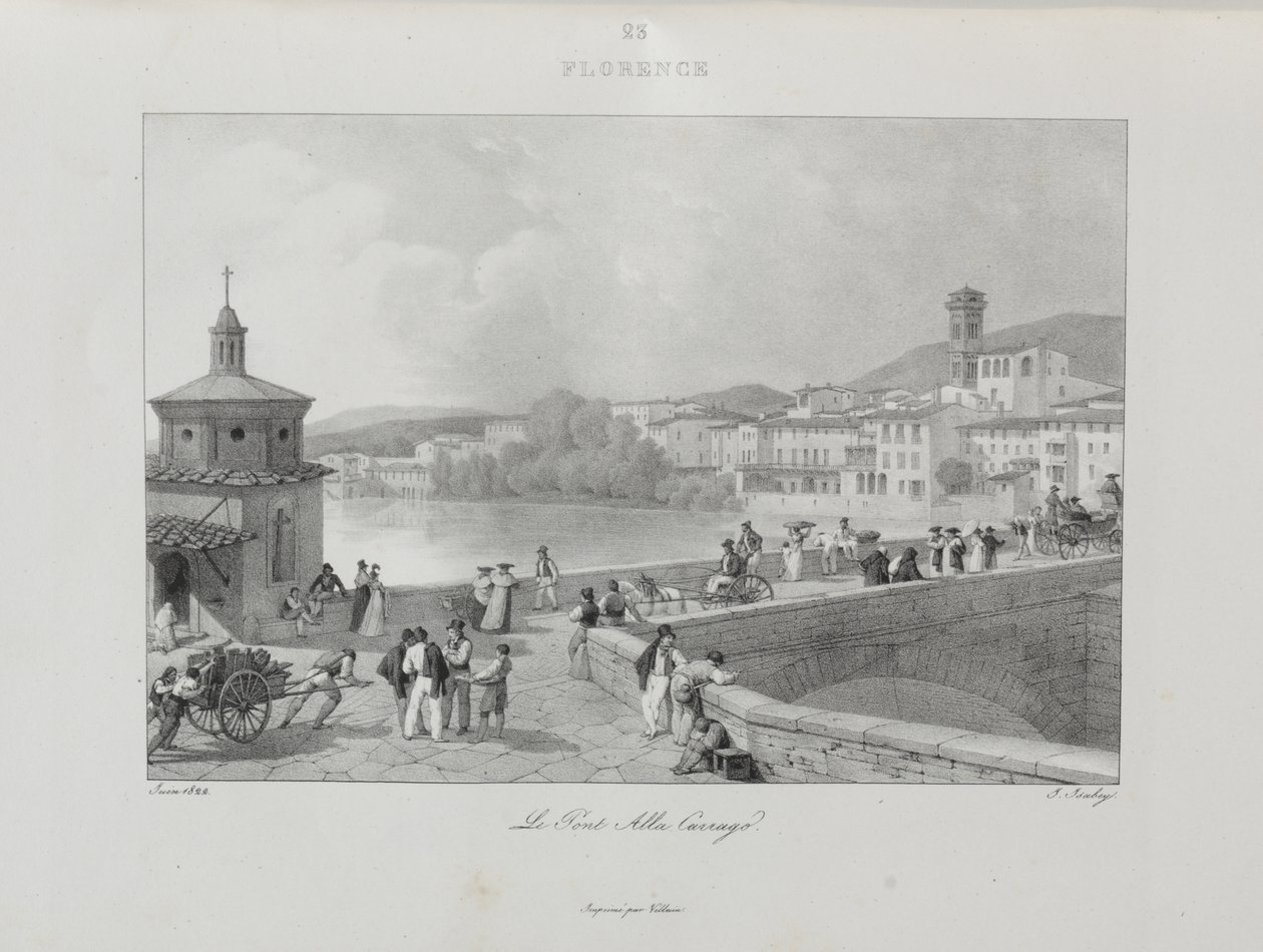 Viaggio in Italia nel 1822 da Jean-Baptiste Isabey