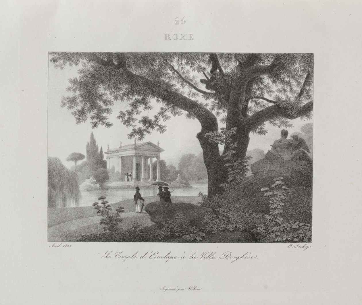Viaggio in Italia nel 1822 da Jean-Baptiste Isabey