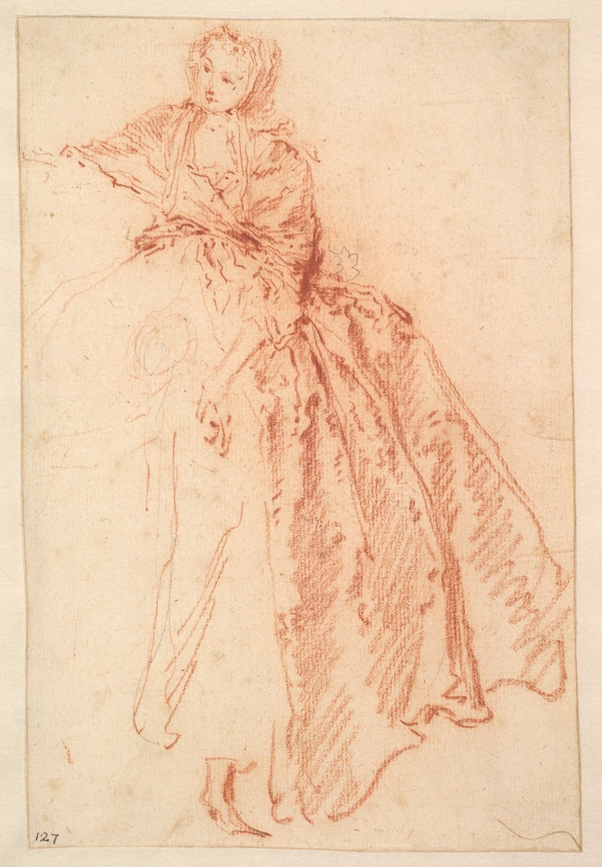 Studie für "M. de Pourceaugnac" da Jean-Baptiste Joseph Pater