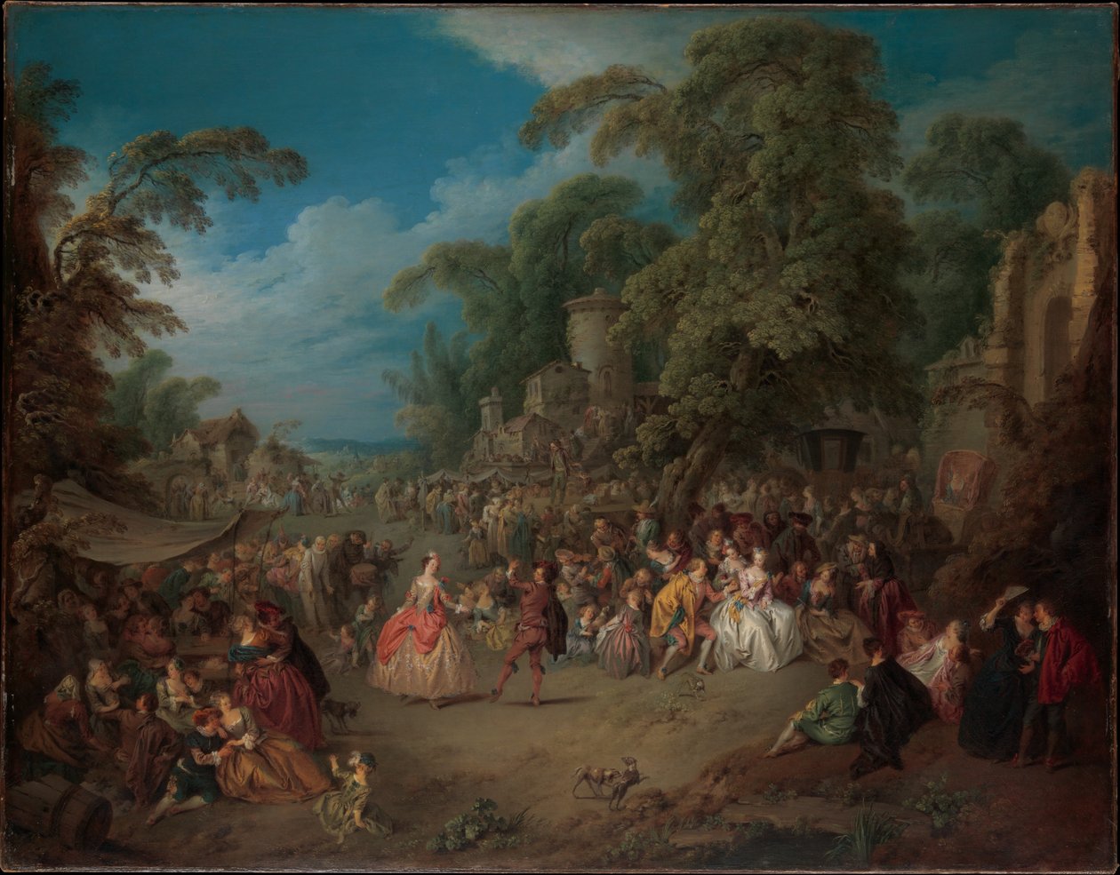 La fiera di Bezons da Jean-Baptiste Joseph Pater