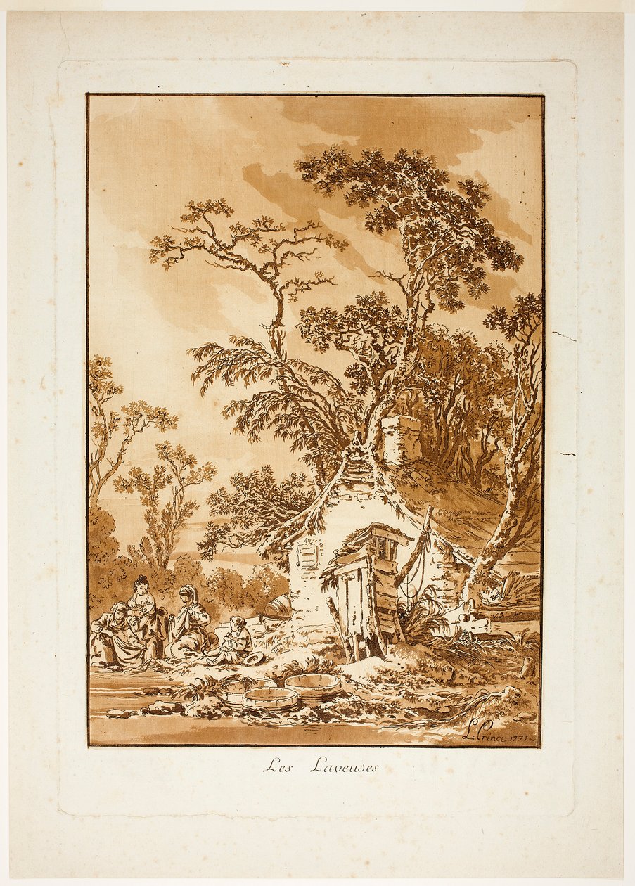 Le lavandaie da Jean-Baptiste Le Prince
