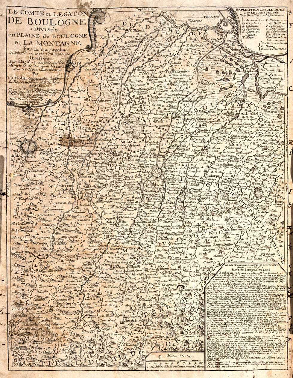 Est Emilia-Romagna, Nord-est Toscana, Italia da Jean Baptiste Nolin
