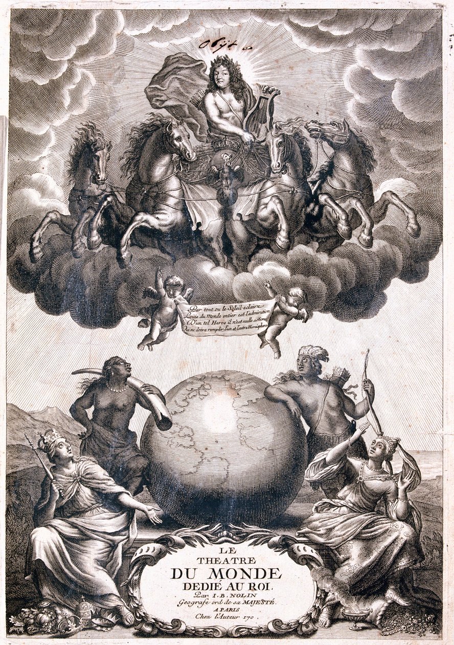 Prima di copertina del libro Le theatre du monde di J da Jean Baptiste Nolin