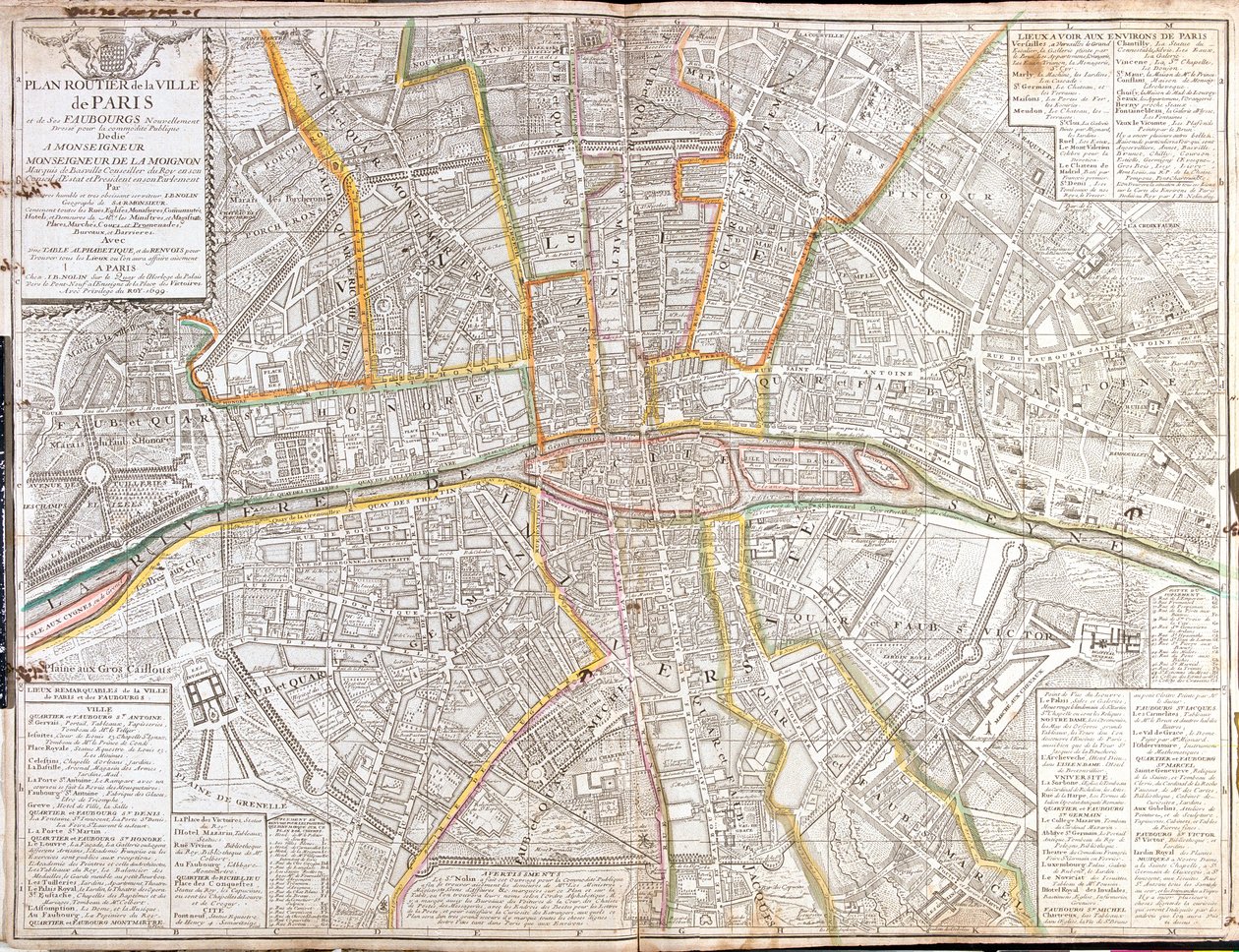 Parigi, Francia da Jean Baptiste Nolin