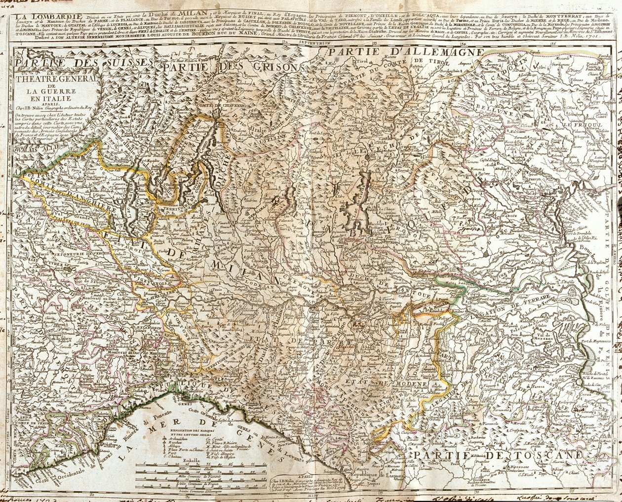 Svizzera (Canton Ticino), Italia (Regioni: Valle d