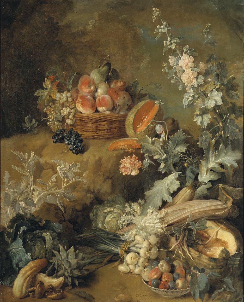 Natura morta con frutta e verdura («Terra») da Jean-Baptiste Oudry