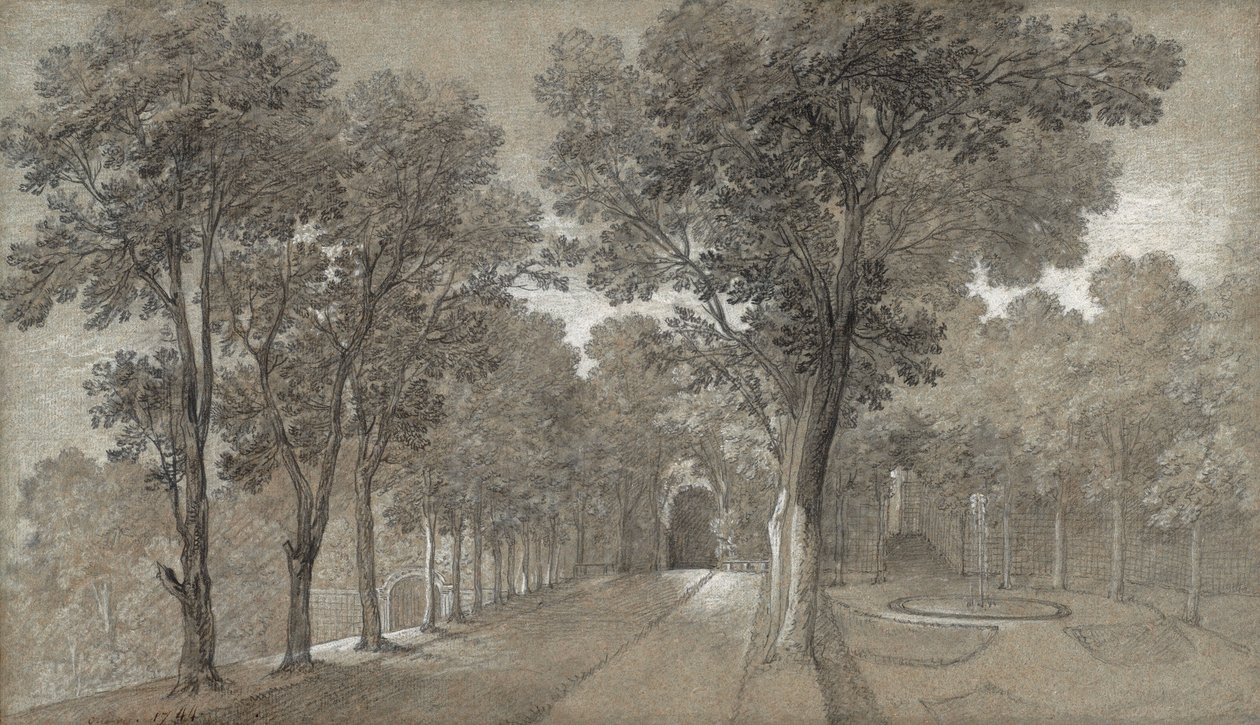 Veduta del parco di Arcueil da Jean-Baptiste Oudry