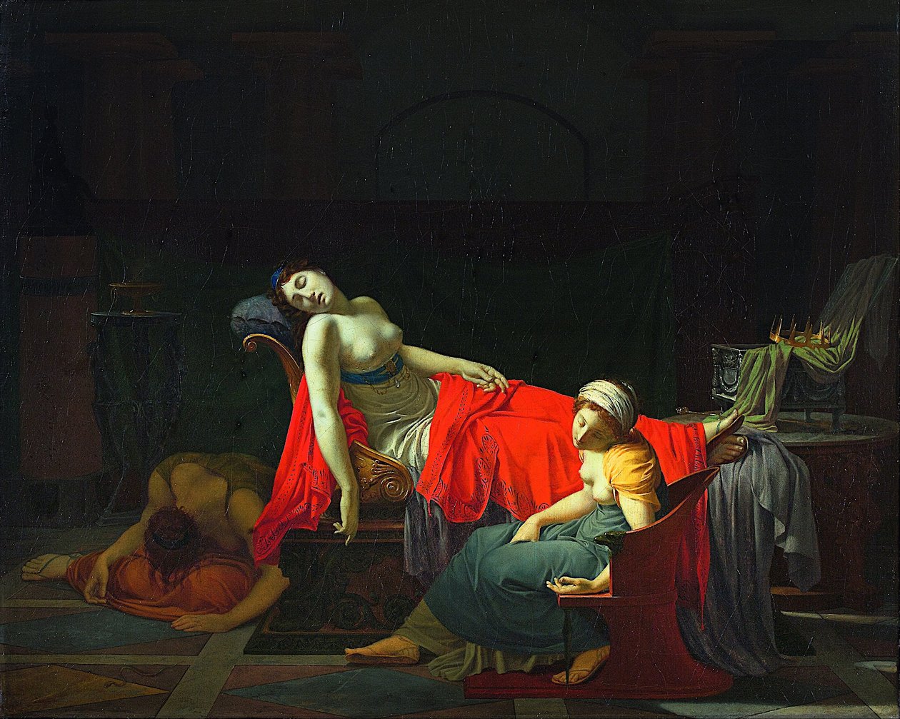 Morte di Cleopatra da Jean-Baptiste Regnault