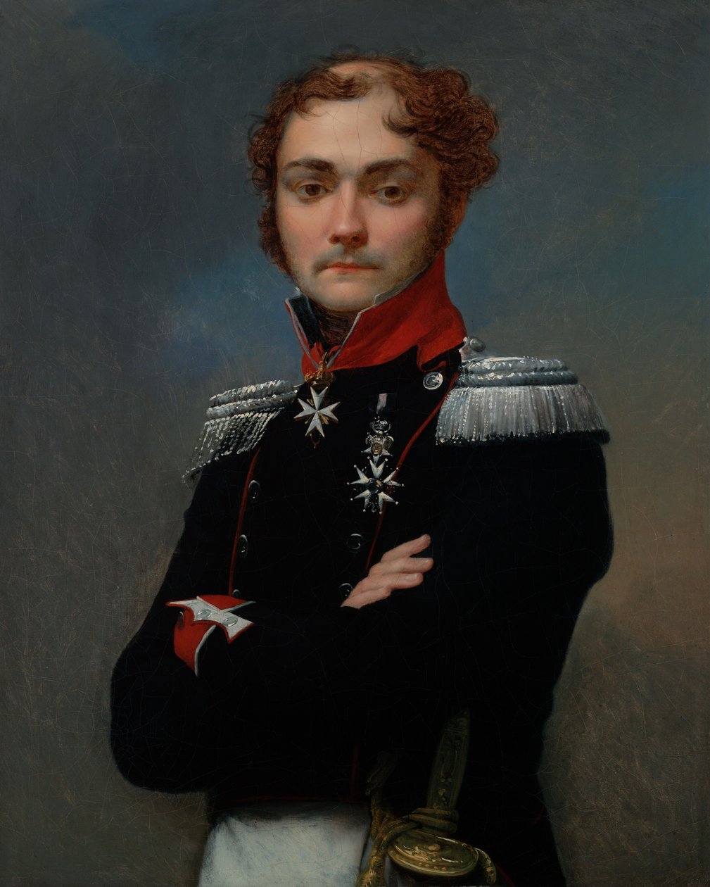 Ritratto di Charles-Louis Regnault, ufficiale delle guerre napoleoniche da Jean-Baptiste Regnault