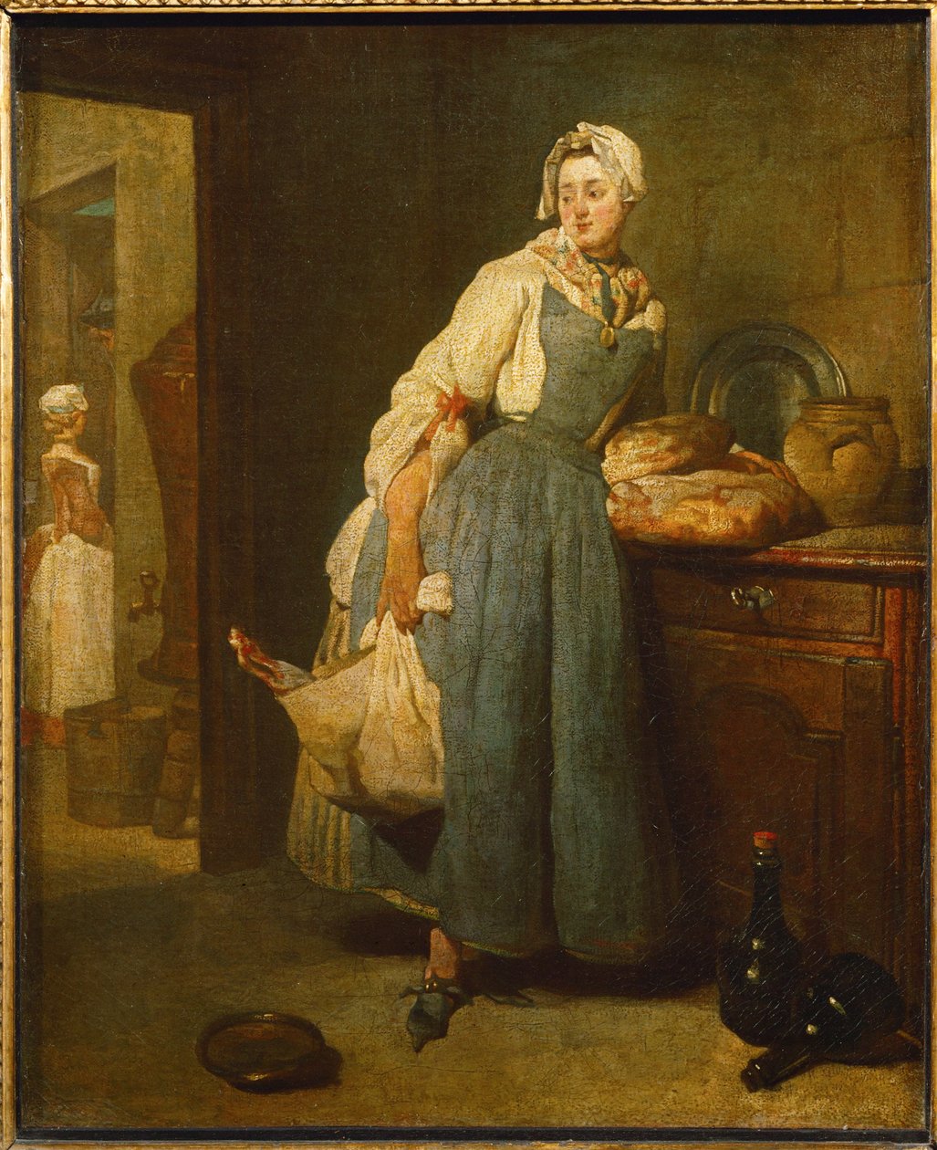 La Pourvoyeuse - la ristoratrice ... da Jean Baptiste Simeon Chardin