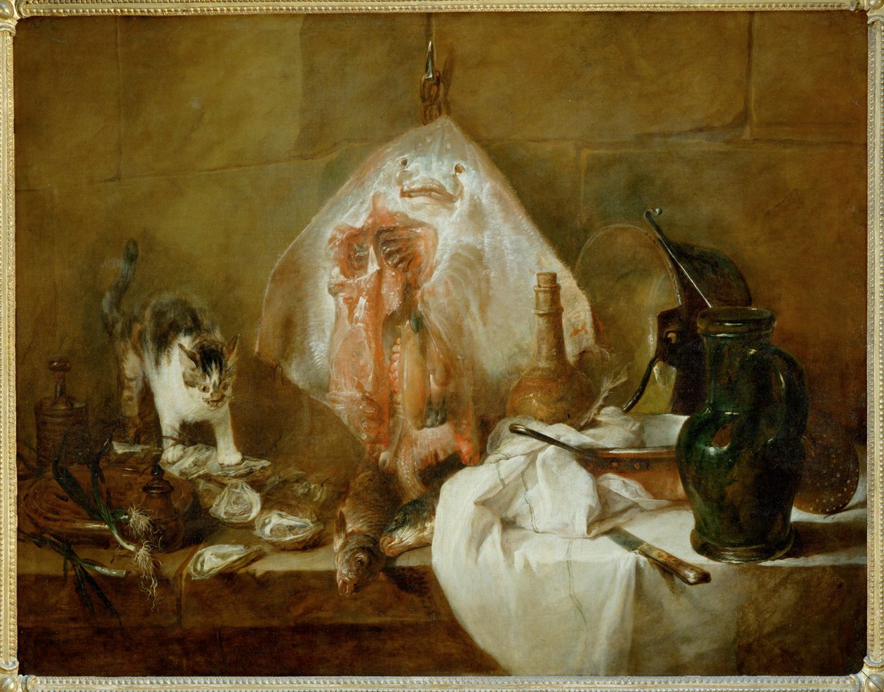 Il pattino - La raie ... da Jean Baptiste Simeon Chardin