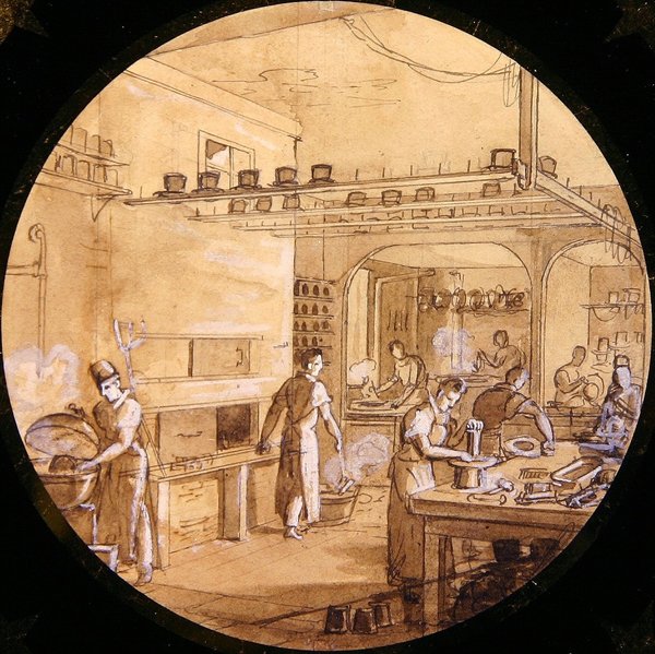 Progetto per un piatto di Sèvres, dal Service des Arts Industriels da Jean Charles Develly