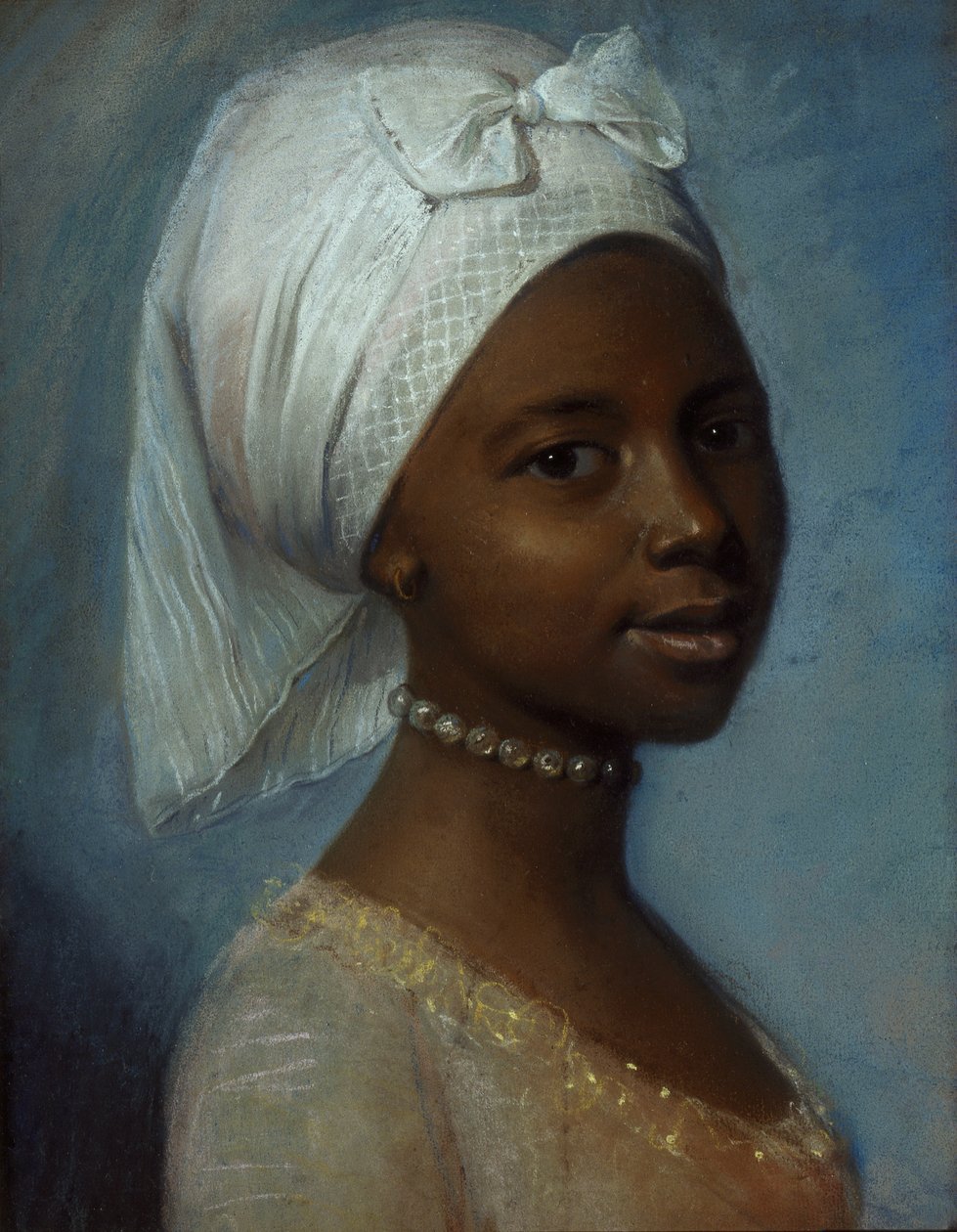 Ritratto di giovane donna (pastello su carta) da Jean-Etienne (previously attr. to) Liotard