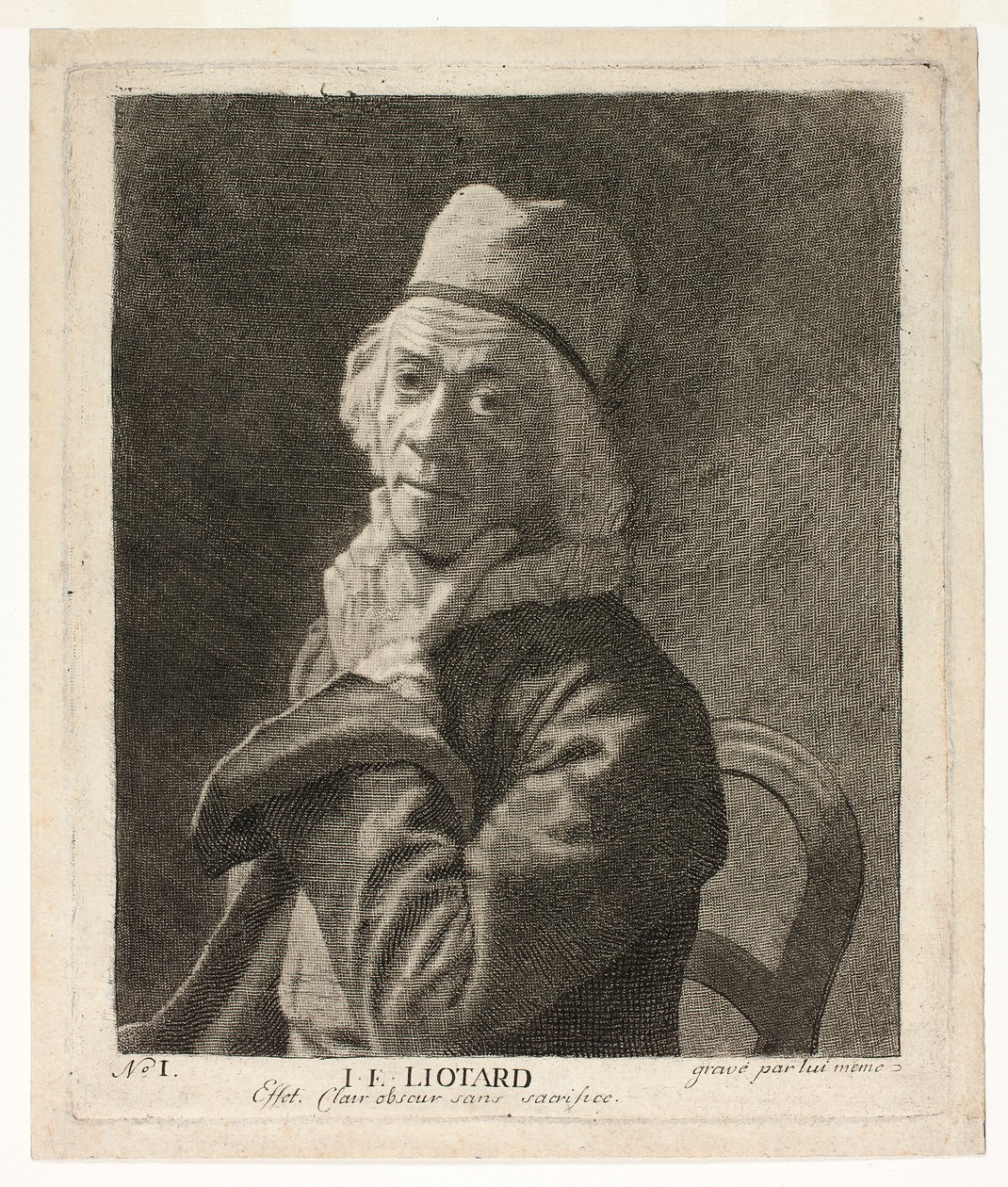 Il piccolo autoritratto da Jean-Étienne Liotard