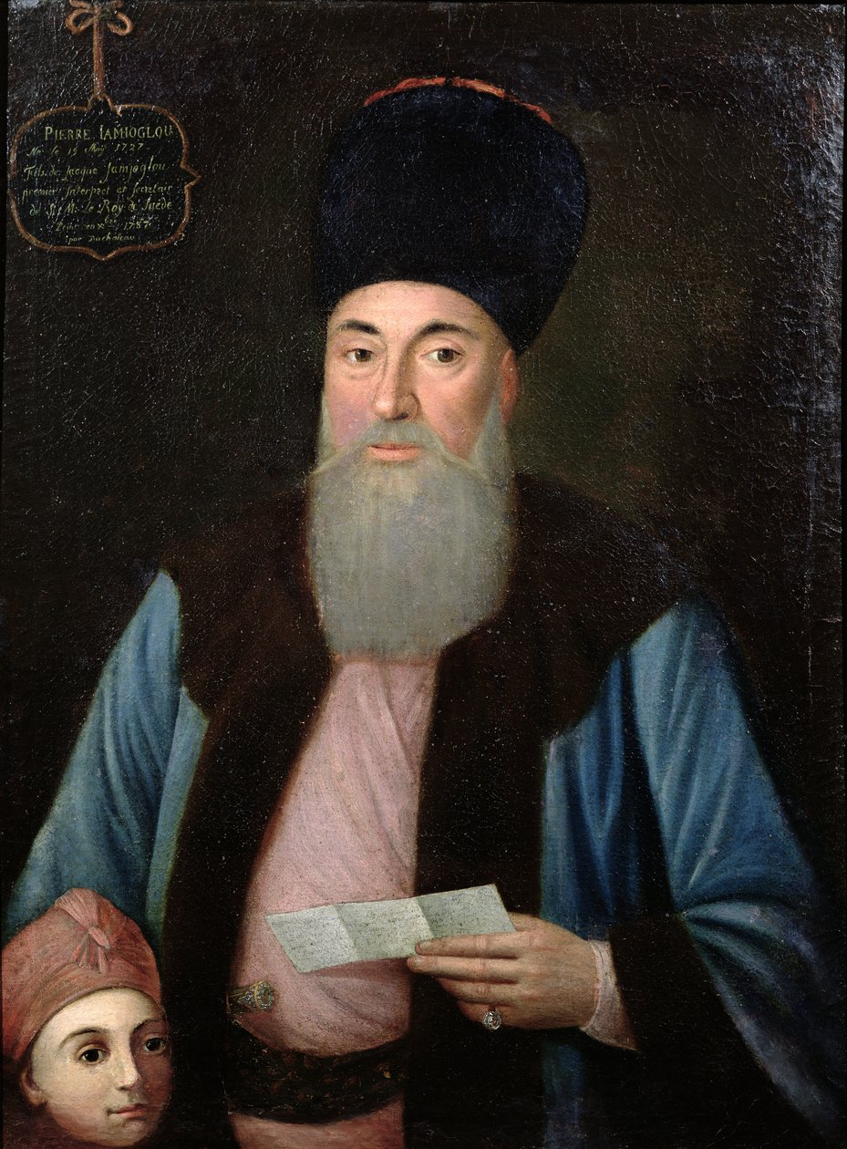 Pierre Camcioglu (n.1727) e suo figlio, 1787 da Jean Francois Duchateau