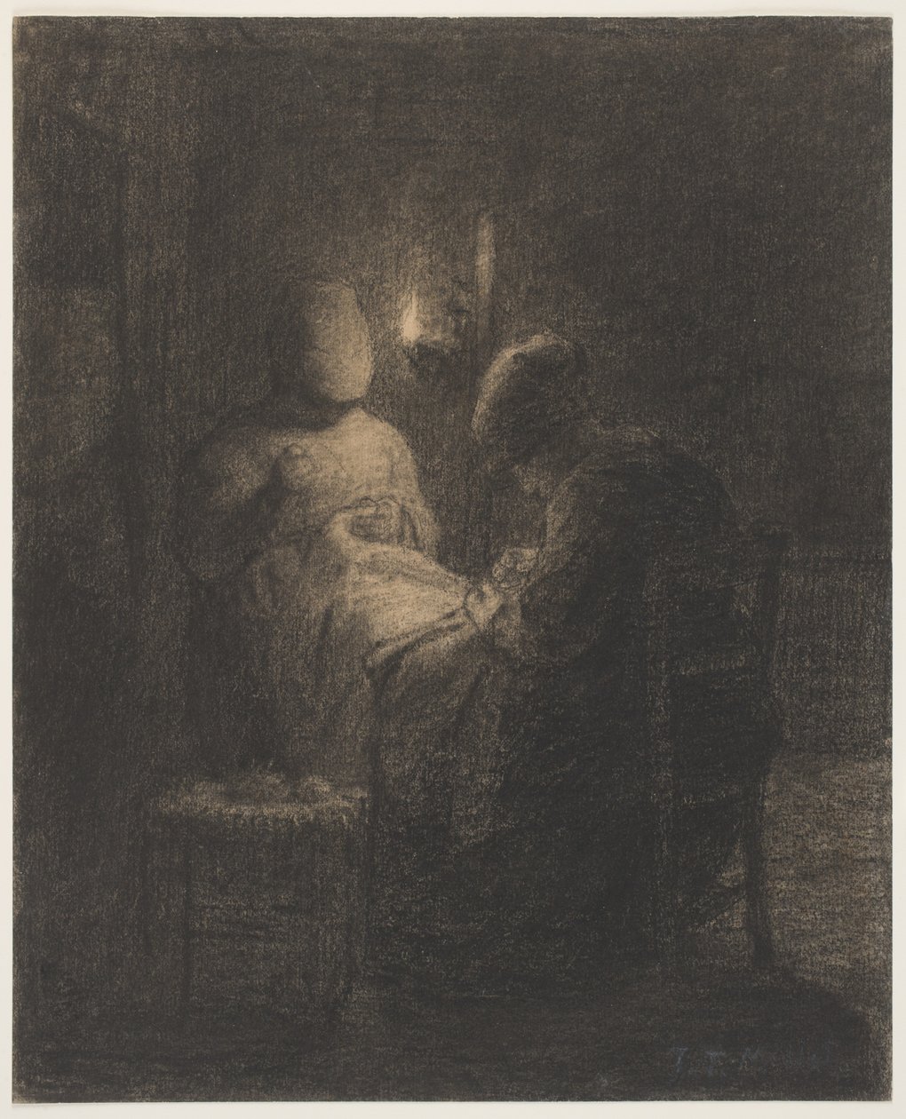 La veglia (Donne che cuciono) da Jean Francois Millet