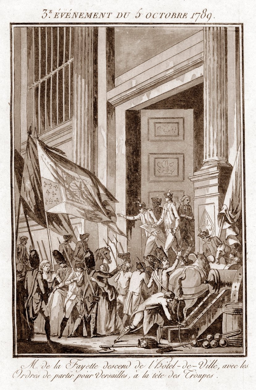Rivoluzione francese - La Fayette lascia l