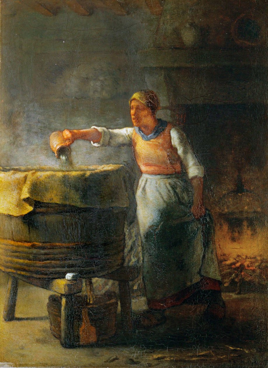 La lessiveuse - la lavandaia ... da Jean Francois Millet