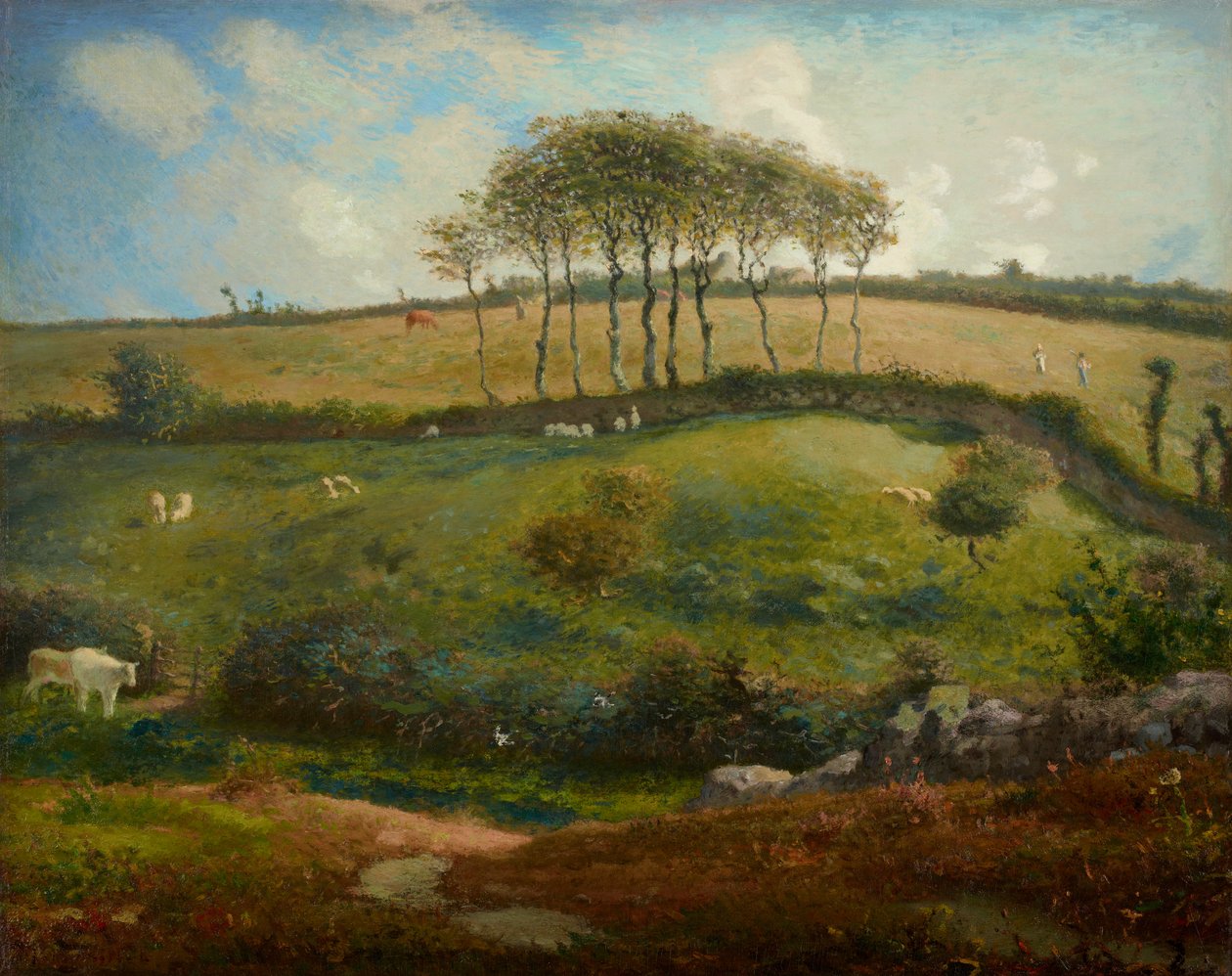 Pascolo vicino a Cherbourg (Normandia) da Jean-Francois Millet