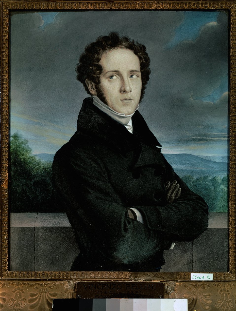 Ritratto di Bellini Vincenzo, prima metà del XIX secolo (olio su tela) da Jean-Francois Millet