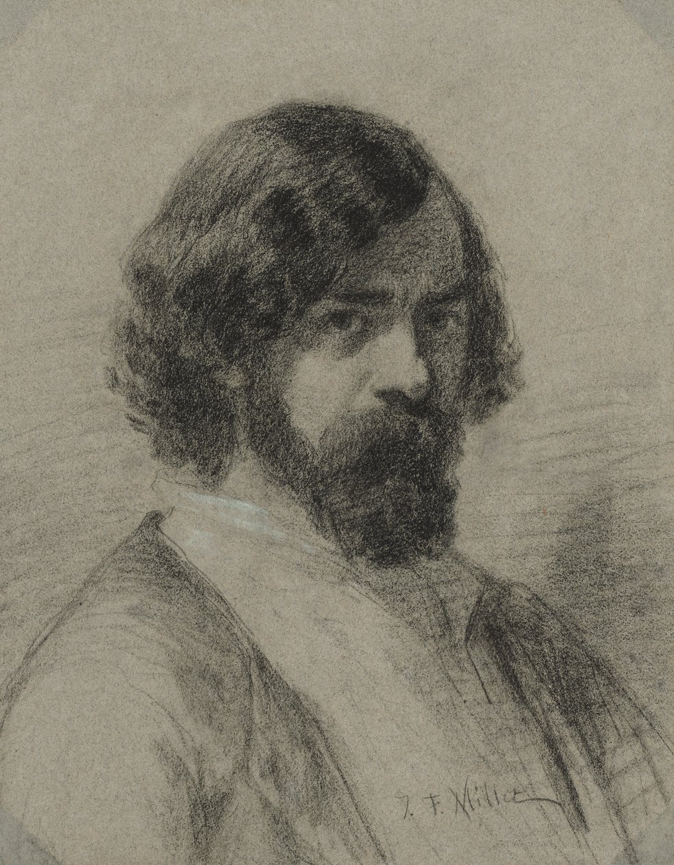 Ritratto di Narcisse Virgile Diaz de la Peña da Jean-Francois Millet