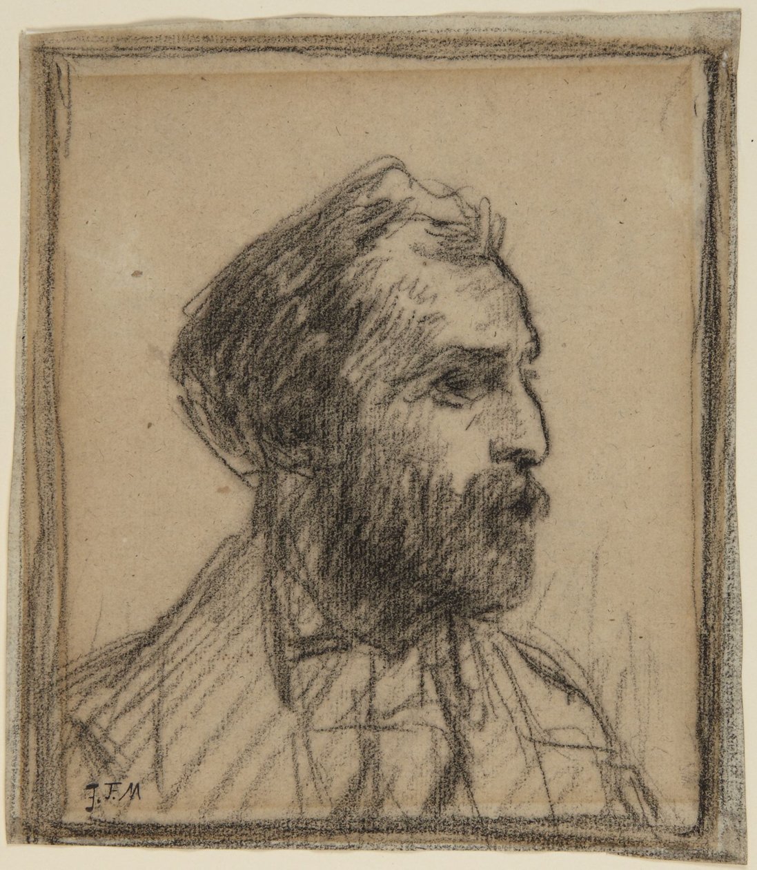 Ritratto di William Morris Hunt da Jean-Francois Millet