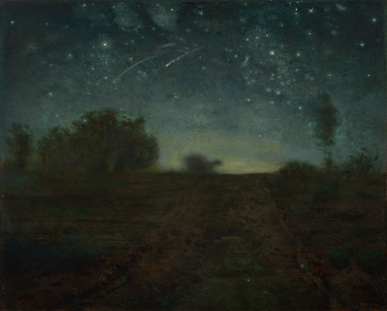 Notte stellata da Jean-Francois Millet