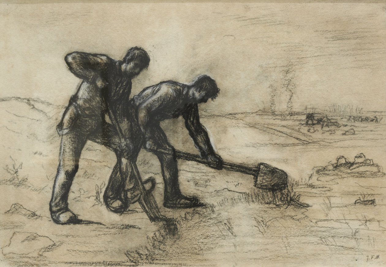 Die Gräber da Jean-Francois Millet